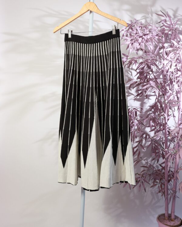 Saia midi de tricto p&b MARIA FILO - M