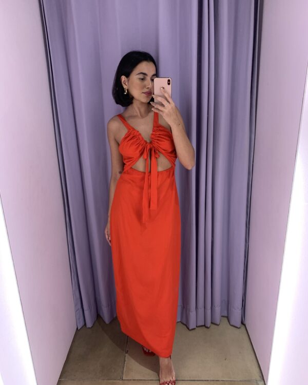 Vestido midi vermelho COLCCI - 38