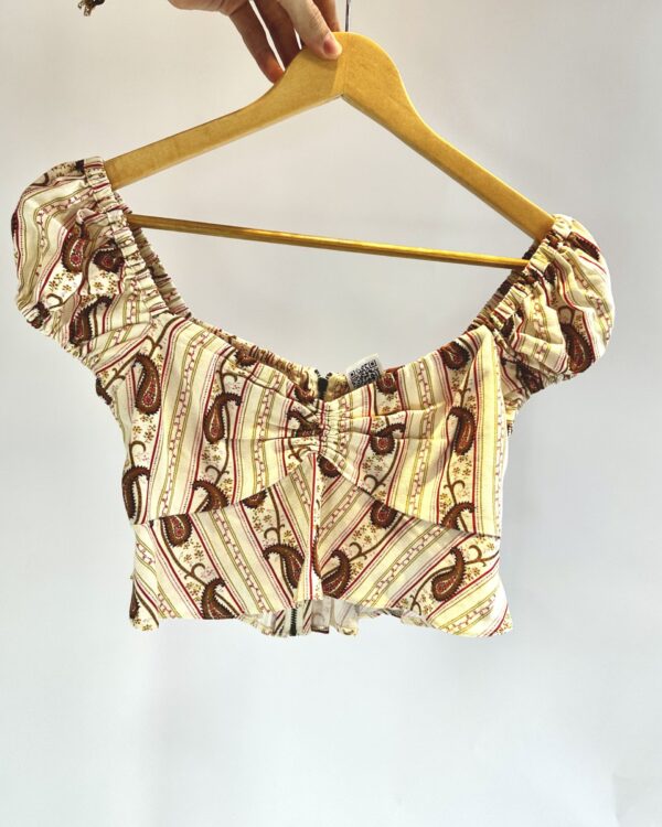 Cropped linho estamp NV - PP