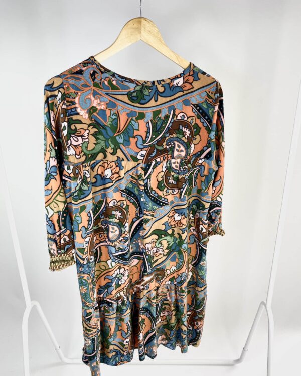 Vestido curto amplo estampado ZINZANE - G