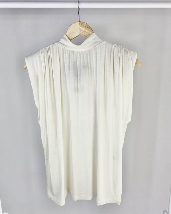 Muscle tee malha off-white gola alta ANIMALE - P