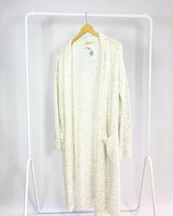 Cardigam tricot alongado off white mesclado ANIMALE - M