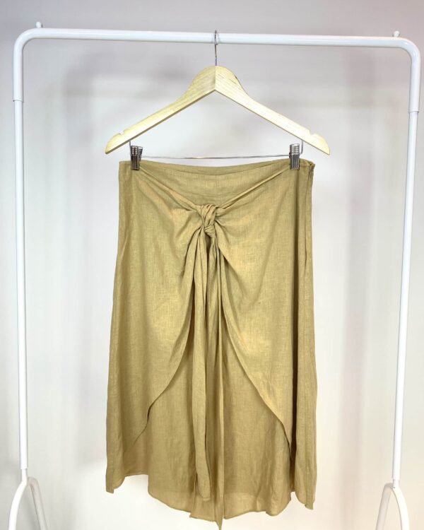 Saia midi bege K&T - 38 - VENDIDO SISTEMA OTO