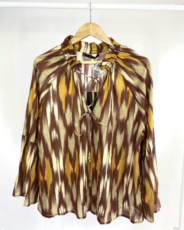 Blusa tons terrosos ANIMALE *nunca usado* - 38