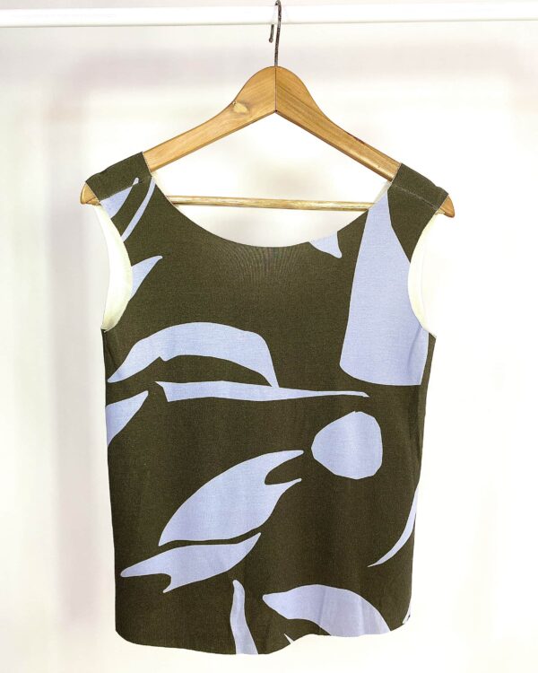 Blusa estampado verde e azul MARIA FILÓ - P