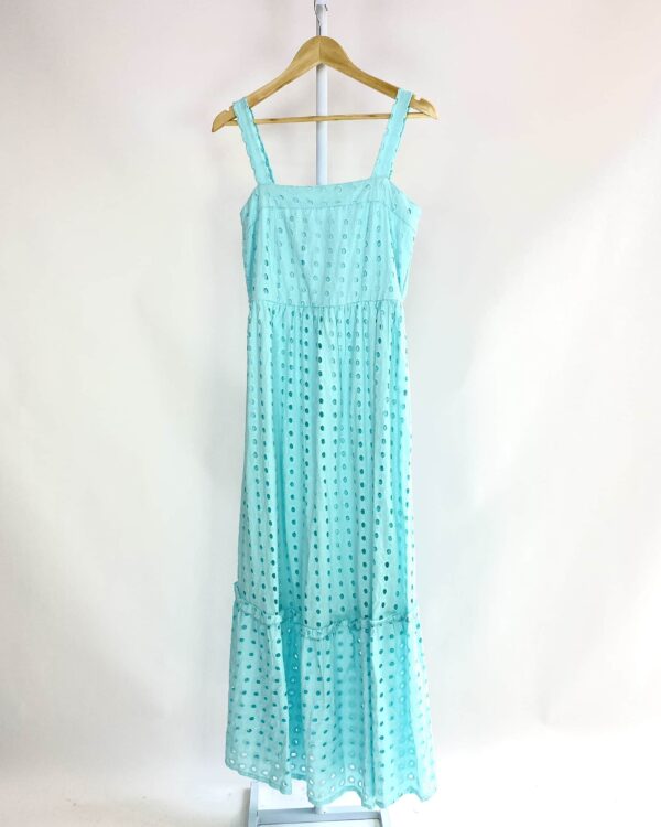 Vestido longo azul de laise AK - P