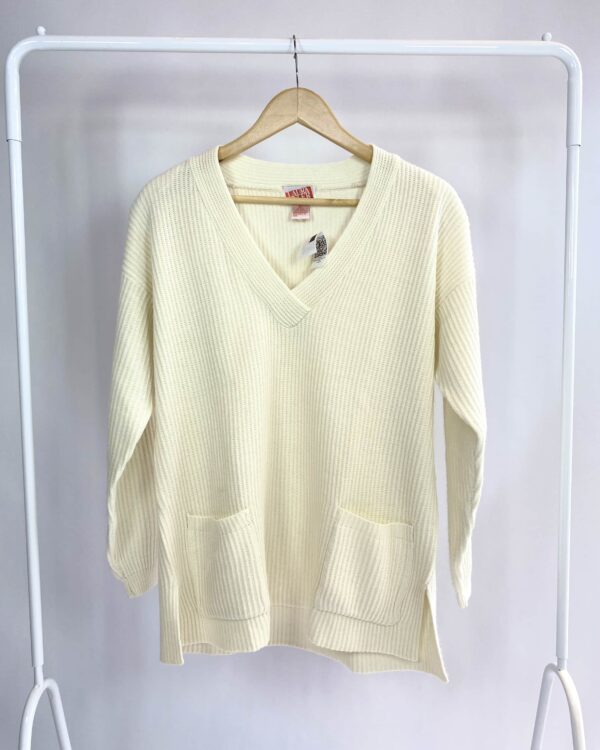 Casaco de tricot bege LAURA TYLES - G - VENDIDO SISTEMA OTO