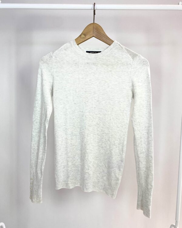 Blusa cinza ZARA - P