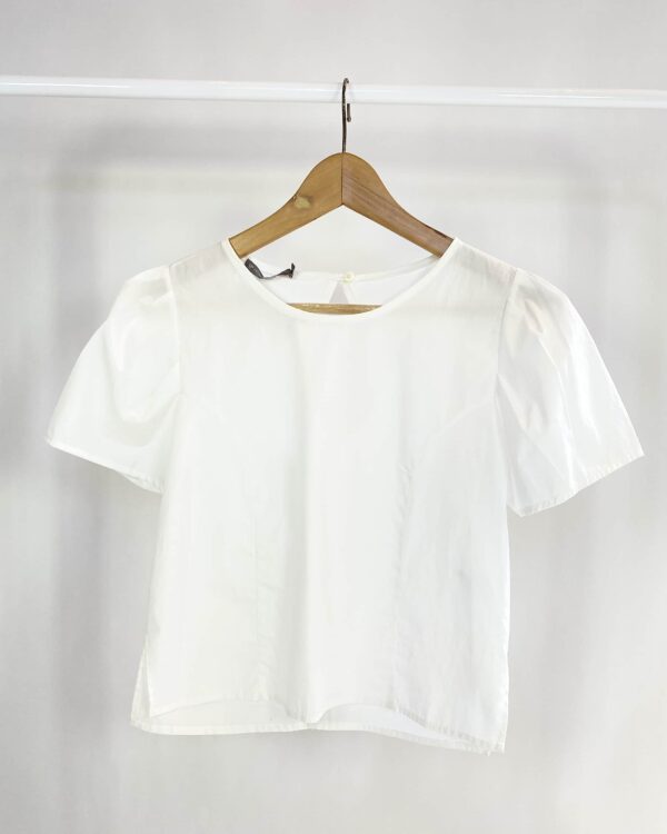 Cropped branco algodão LICA MELZER + GUGA GONÇALVES - 36