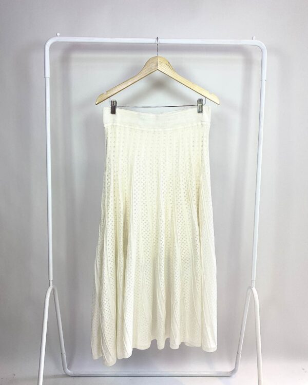 Saia tricot off white midi DOCE DE COCO - GG - VENDIDO SIST OTO