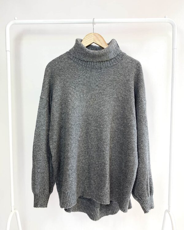 Casaco de tricot cinza ANIMALE - M