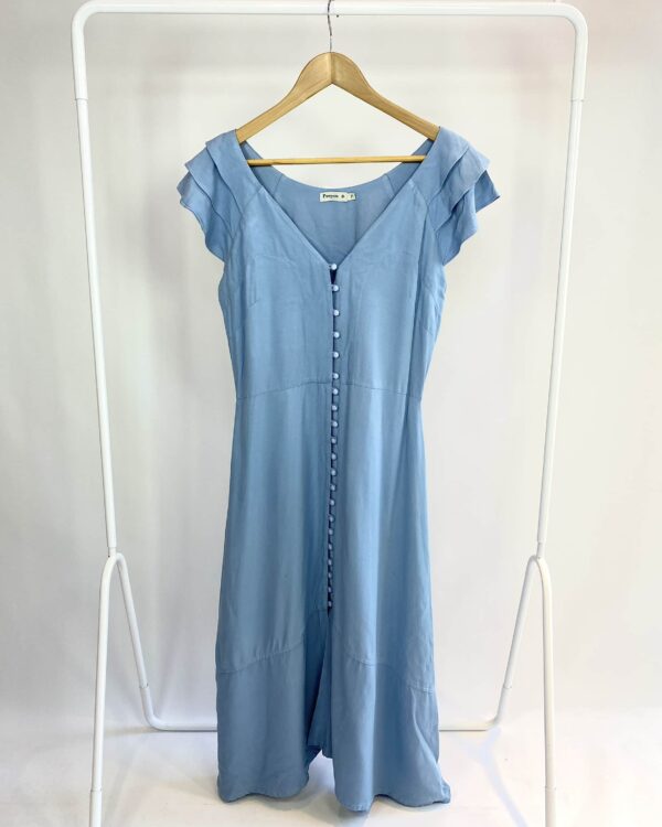 Vestido midi azul claro PEEPOU - P