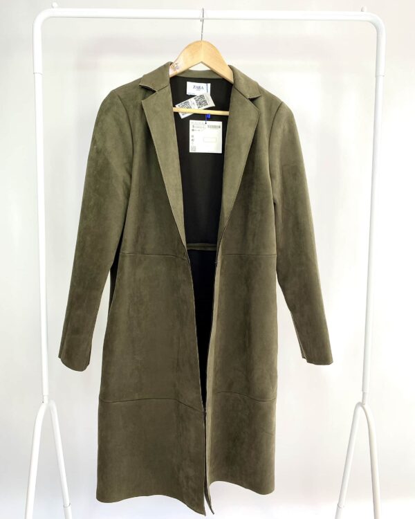 Max casaco verde musgo ZARA *nunca usado* - P