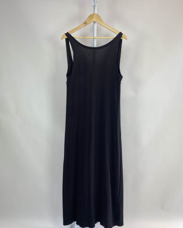 Vestido longo preto ANIMALE - G