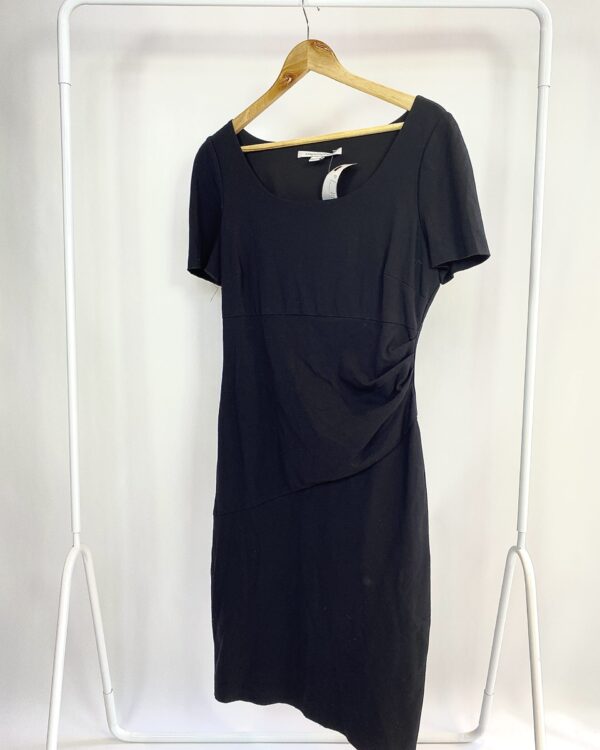 Vestido midi preto DIANE VON FURSTENBERG - G