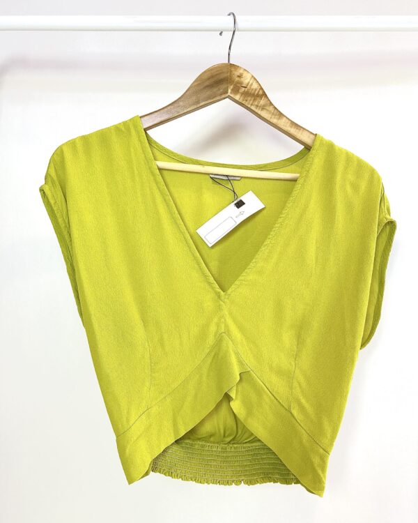 Cropped verde decote v TOTEM - M