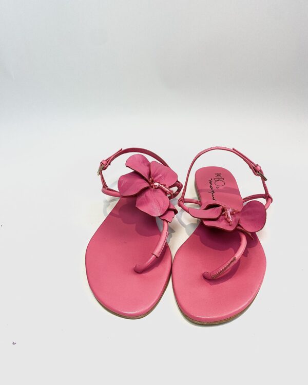 Rasteira flor rosa PATBO / MASQUÉ -36 - VENDIDO SISTEMA OTO