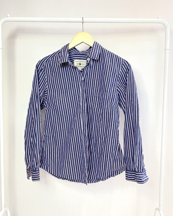 Camisa algodão listrada azul RICHARDS - M