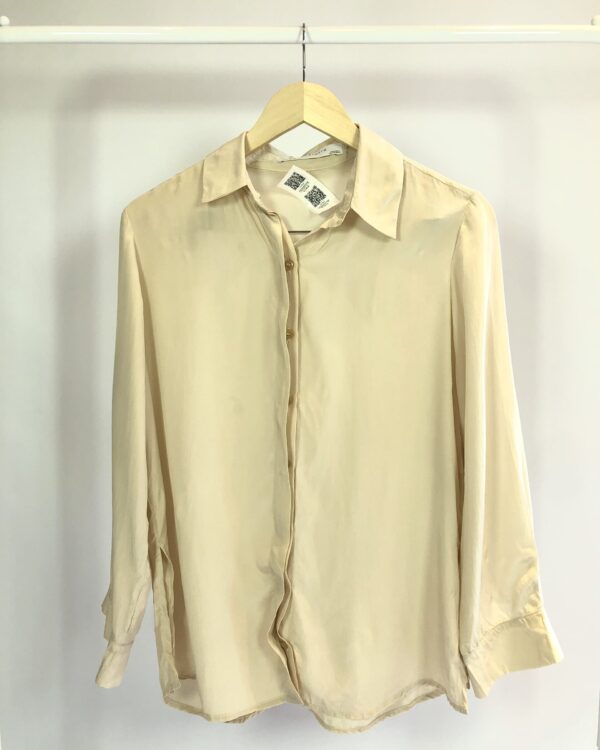 Camisa seda bege LUIZA BOTTO - G