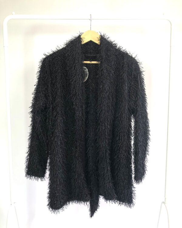 Casaqueto preto franjas com brilho MIXED - PP - VENDIDO SIST OTO