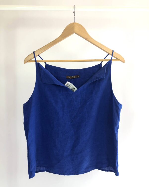Blusa azul MIXED - M - VENDIDO SIST OTO