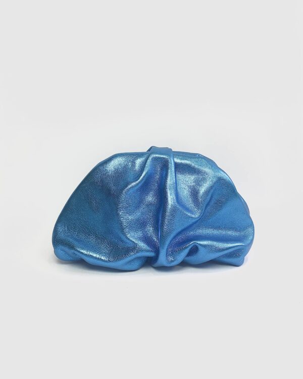 Bolsa pequena azul metalico SCHUTZ