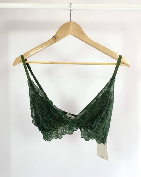 Top renda verde escuro NV *nunca usado* - G - VENDIDO SISTEMA OTO