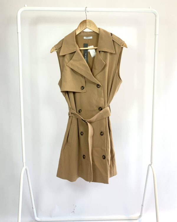 Vestido curto marrom ESMERAL - P