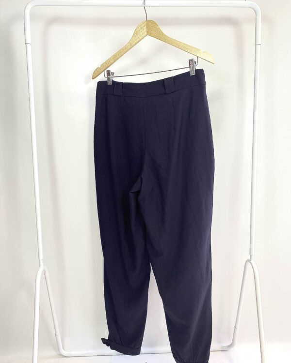 Calça alfaitaria azul marinho LIZIE - M