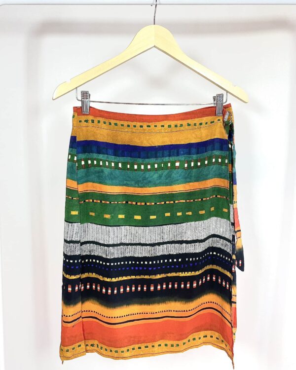 Saia curta de seda com estamp LENNY NIEMEYER - 40