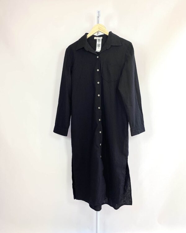 Chemise preta LE RIVE - M - VENDIDO SISTEMA OTO