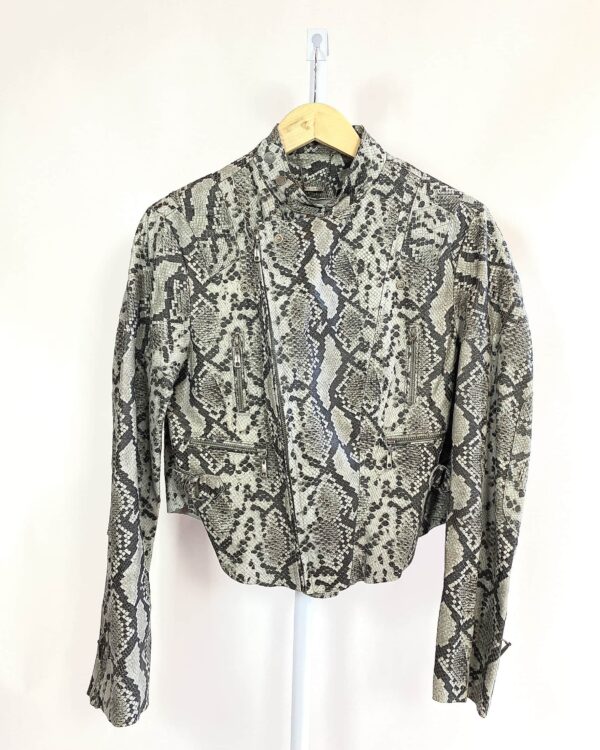 Jaqueta de crocodilo de couro ANIMALE - 40 - VENDIDO SISTEMA OTO