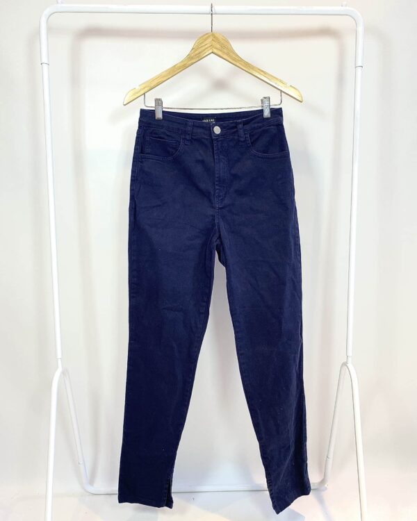Calça mom sarja azul marinho IORANE - 38 - VENDIDO SISTEMA OTO