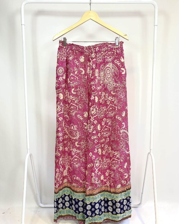 Calça rosa com estamp fios de lurex DRESS TO - 42