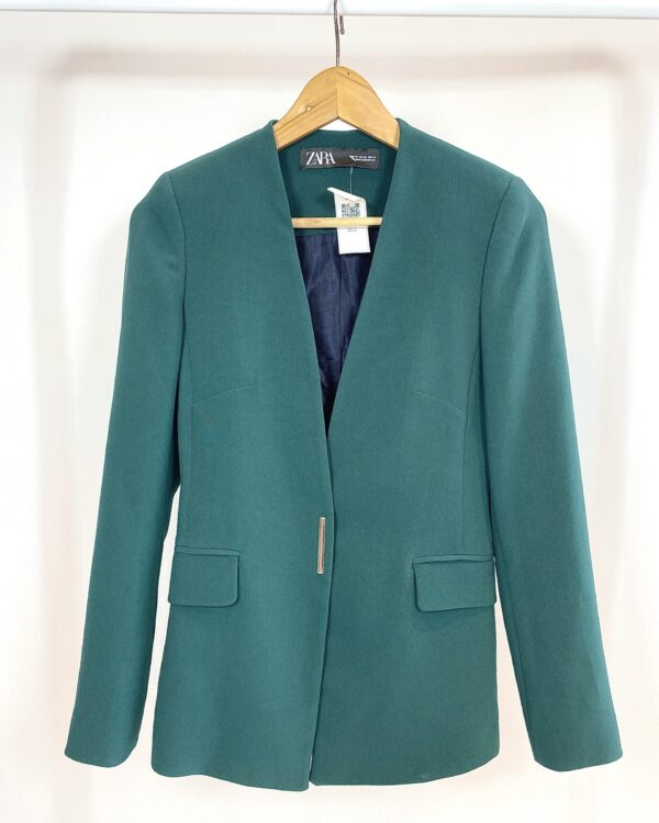 Blazer verde escuro ZARA - PP