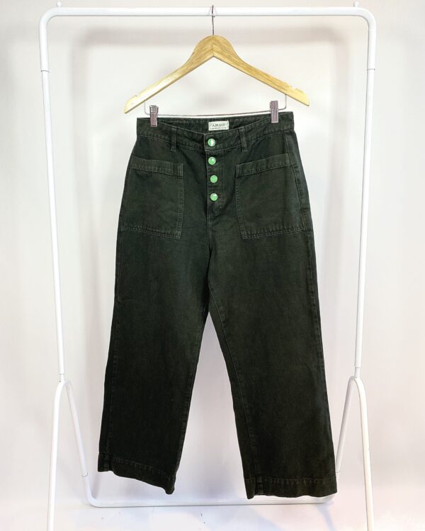 Calça verde musgo ABRAND - 40 - VENDIDO SISTEMA OTO