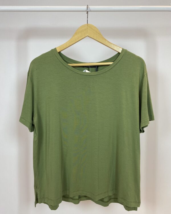 T-shirt malha verde musgo LENNY NIEMEYER - G - VENDIDO SIST OTO