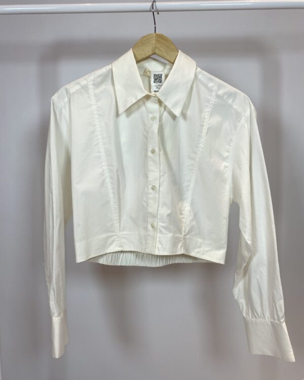 Camisa algodão cropped off NV *nunca usada* - M