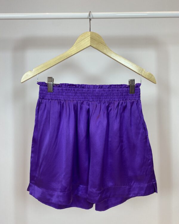 Short roxo de seda NV La Rouge - 38