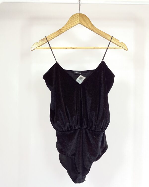 Body veludo preto IORANE - 38