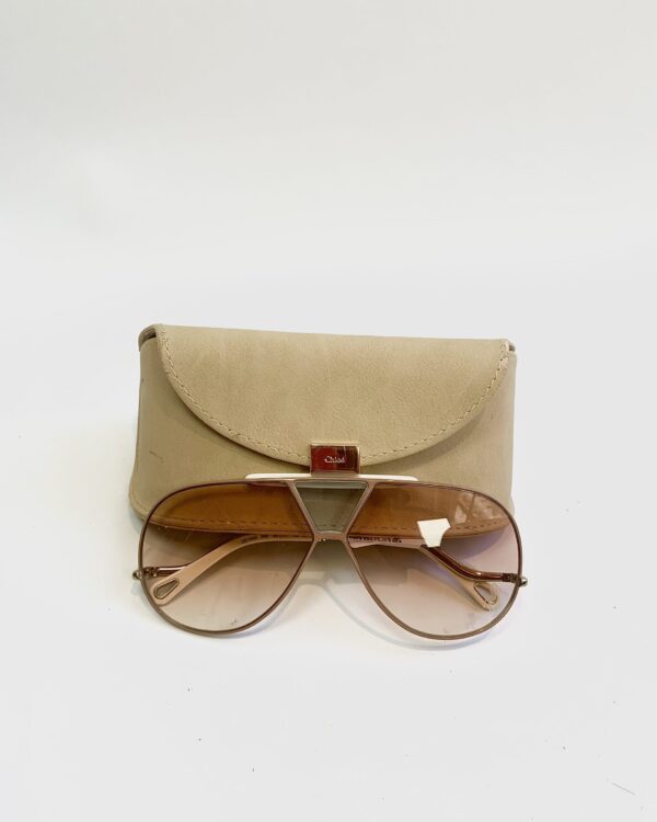Oculos armação bege CHLOE - VENDIDO SIST OTO