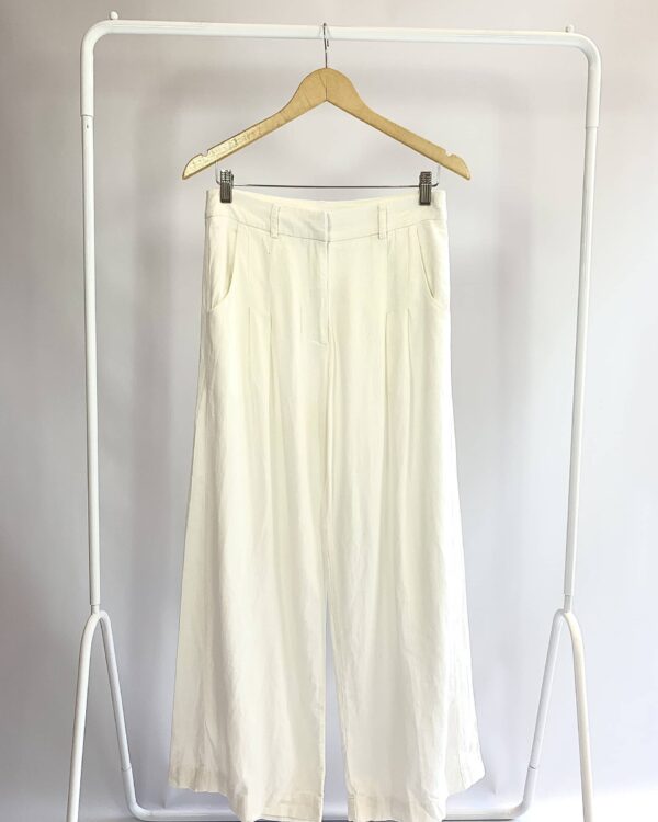 Calça pantalona viscolinho off DRESS TO - 38