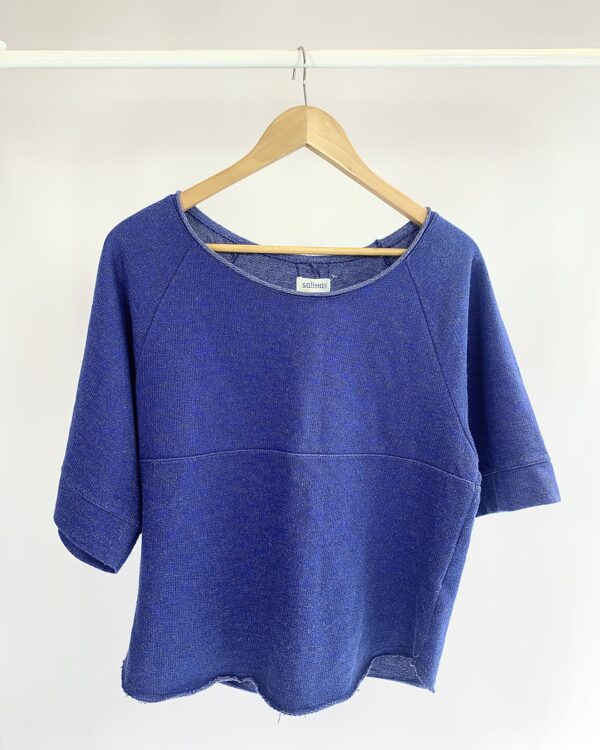 Blusa azul SALINAS - G - VENDIDO SISTEMA OTO