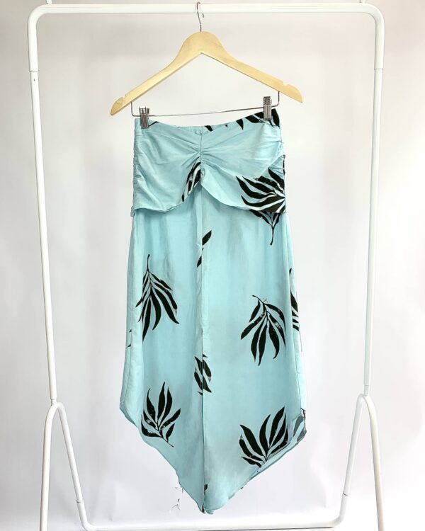 Saia midi azul clara com estamp MARIA FILO - P - VENDIDO SIST OTO