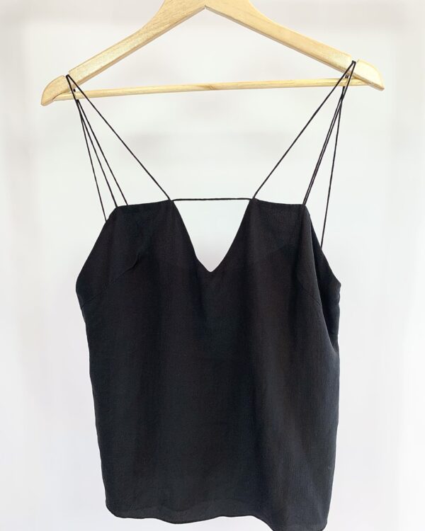 Regata seda alcinha preta ANIMALE - 40 - VENDIDO SISTEMSA OTO