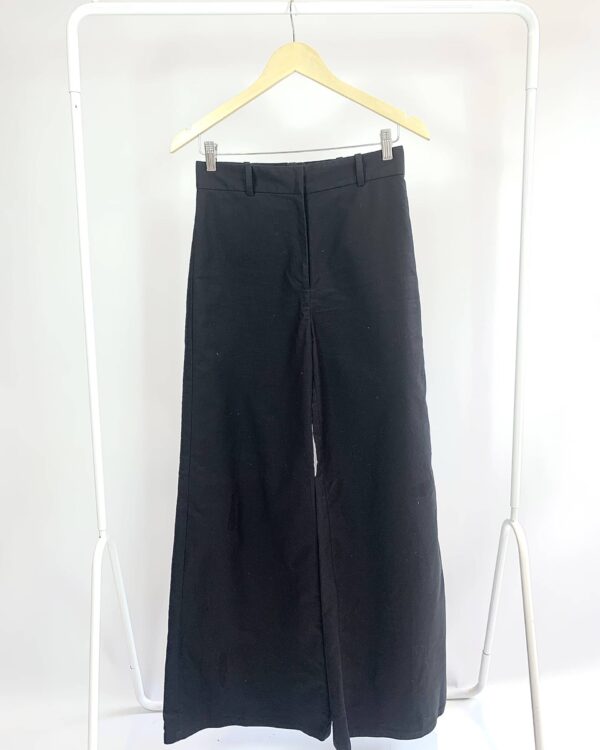 Calça pantalona algodão preta ANDREA MARQUES - 38 - VENDIDO SISTEMA OTO