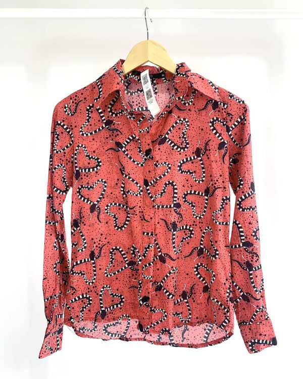 Camisa vermelha com estamp EVA - 34