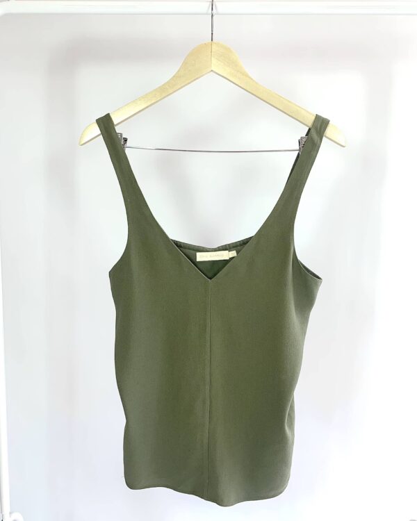 Blusa verde musgo CRIS BARROS - 36