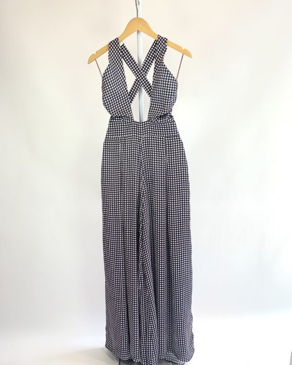 Macacao vichy preto e branco FABULOUS AGILITA - 36 - VENDIDO SISTEMA OTO