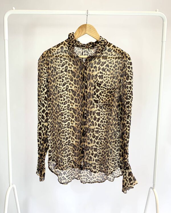 Camisa estamp de onça ANIMALE - 38 - VENDIDO SISTEMA OTO